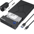Sounce | Type-C HDD/SSD Enclosure Dock | SNC-HDETC | 2.5" & 3.5" SATA | Up to 16TB | UASP | 12V/2A Adapter