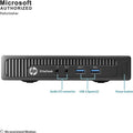 HP | EliteDesk 705 G1 Refurbished Business Desktop | AMD A8 Processor | 8GB RAM | 256GB SSD | Windows 11