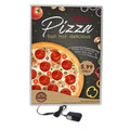 QAILUX | LED Advertising Light Box | LEDAddF-SilA4-SH003 | A4 | Glass Desktop Display | Silver