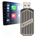 Portronics | Tune Wireless Android Auto & Apple CarPlay Adapter | Bluetooth Car Receiver | USB Type-A | Black