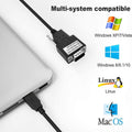 BAFO USB to Serial DB9 Adapter Cable | USB to RS232 Converter | DB9 Serial Communication Cable