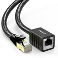 FEDUS | Cat8 Ethernet Extension Cable | 1 Meter RJ45 Male to Female LAN Extender | 40Gbps | 2000MHz | Shielded SFTP
