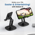 Portronics Mobot 111 Mobile Stand | Adjustable Foldable Phone Holder