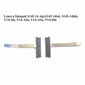 Two laptop keyboard flex cables on a white background with Lenovo model names.