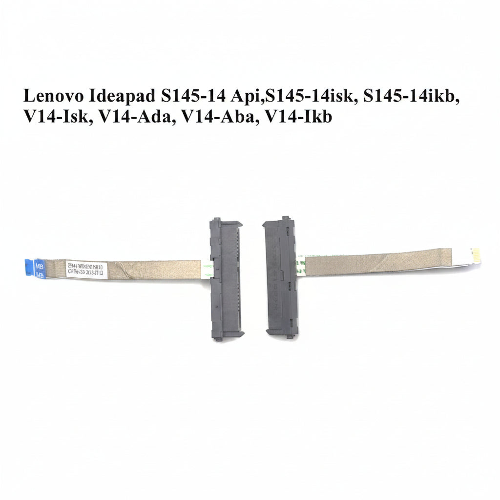 Two laptop keyboard flex cables on a white background with Lenovo model names.