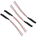 TAAPSEE | CCTV Camera Microphone | Audio Recording Mic | Omnidirectional Surveillance Audio Pickup | Pack of 4 | Black & White