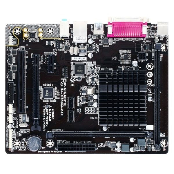 Gigabyte GA-J1800M-D3P Mini-ITX Intel Celeron J1800 Motherboard