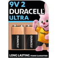 Duracell Ultra 9V Battery | Long Lasting Alkaline 9 Volt Battery | High Performance Power Cell