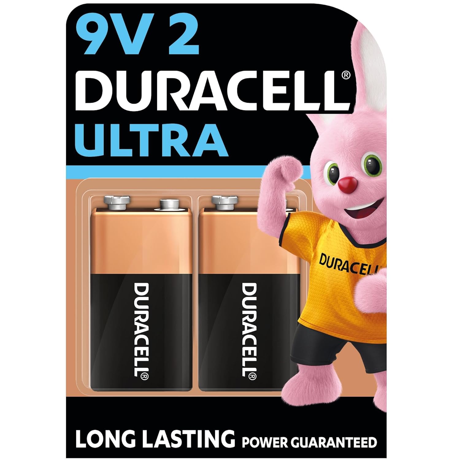 Duracell Ultra 9V Battery | Long Lasting Alkaline 9 Volt Battery | High Performance Power Cell