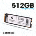 Zebronics 512GB M.2 NVMe SSD | PCIe Gen3 Internal Solid State Drive | High-Speed Storage