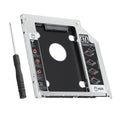 Sounce | 9.5mm Optical Bay Hard Drive Caddy | 2.5" SATA HDD/SSD Adapter | Laptop Storage Expansion | Silver