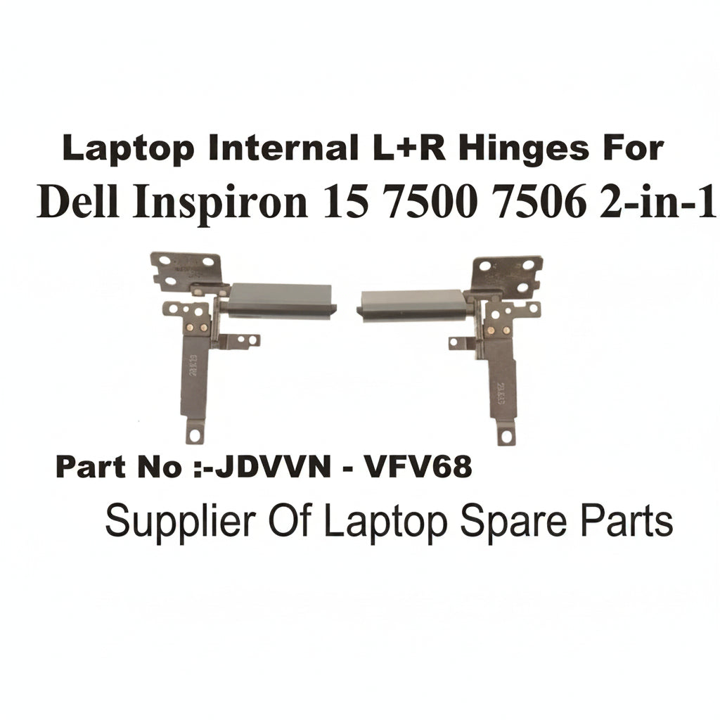 Dell | Laptop Hinges L+R | JDVVN VFV68 | Inspiron 15 7500 7506 2-in-1