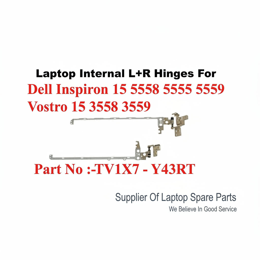 Dell | Laptop Hinges L+R | TV1X7 Y43RT | Inspiron 15 5558 5555 5559 Vostro 15 3558 3559