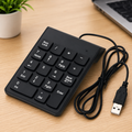 Mini BK3001 Numeric Keypad | USB Number Pad | Portable External Keypad for Laptop & PC