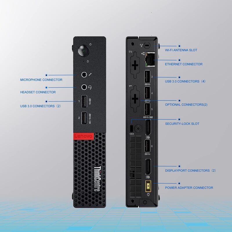 Refurbished Lenovo ThinkCentre M710q MFF 6th Gen Desktop 8GB16GB RAM 256GB512GB SSD W11