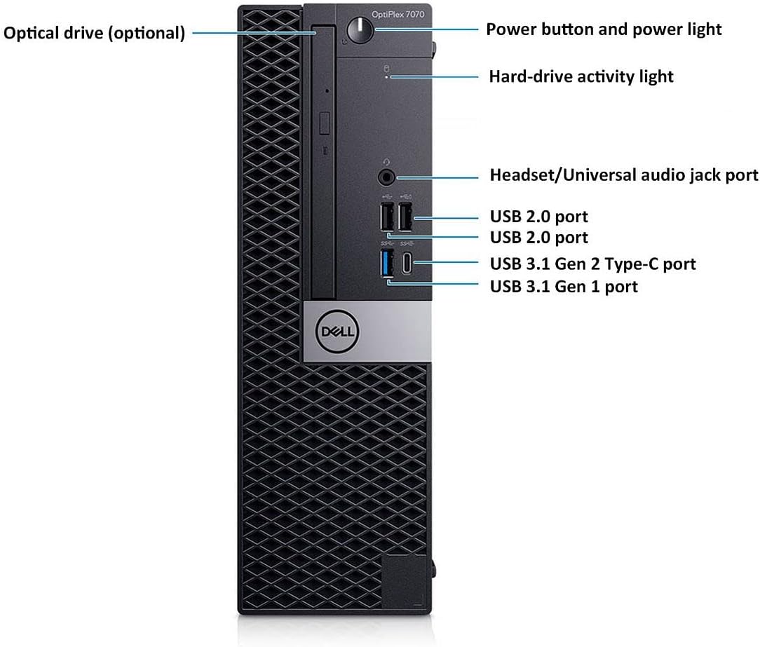 Refurbished Dell Optiplex 7070 MFF 9th Gen Desktop | 8GB/16GB RAM | 256GB/512GB SSD | W11