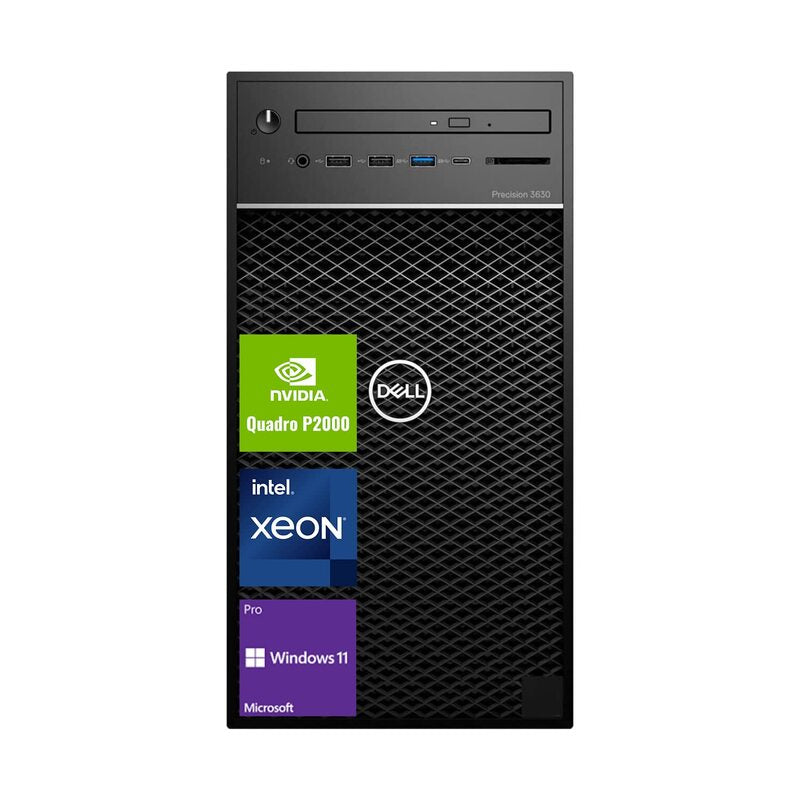 Refurbished Dell Precision 3630 MT 9th Gen Workstation | 8GB/16GB RAM | 256GB/512GB SSD | W11