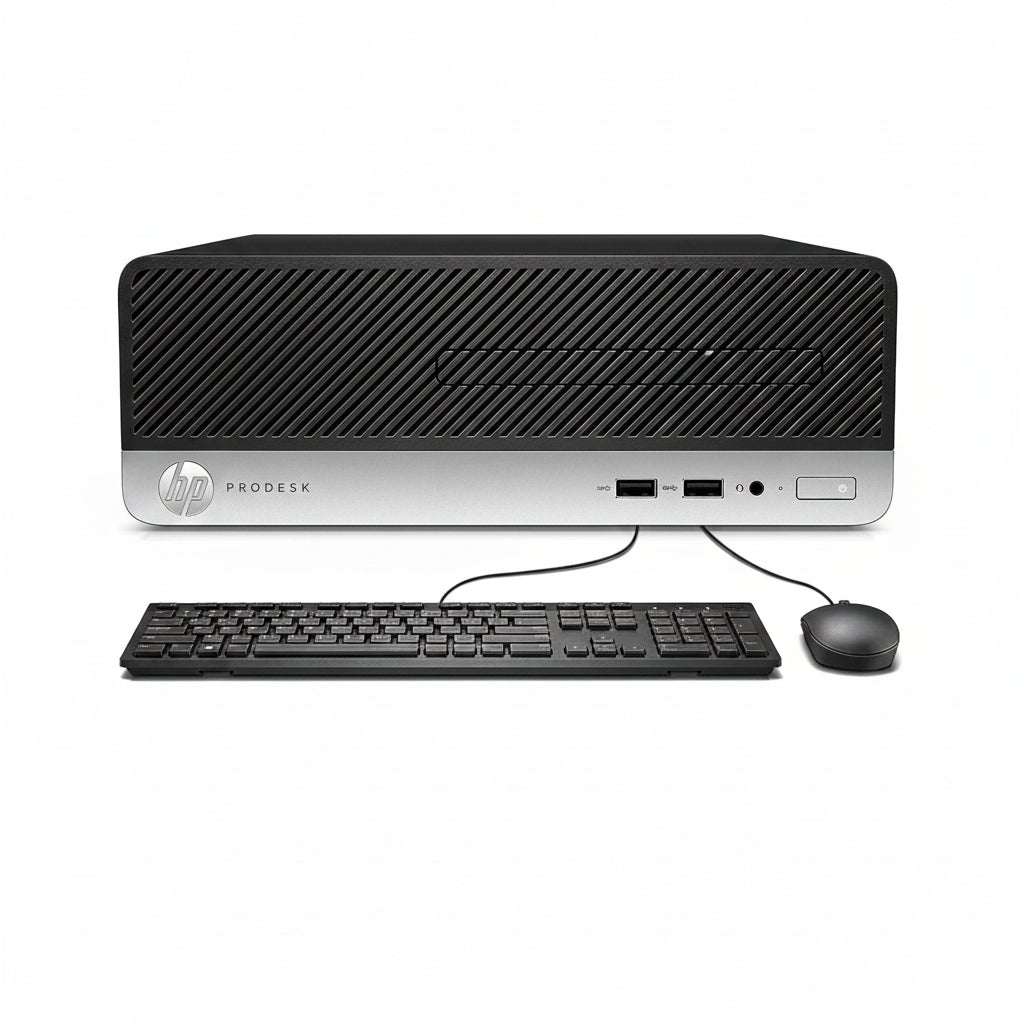 Refurbished HP ProDesk 400 G5 SFF 8th Gen Desktop | 8GB/16GB RAM | 256GB/512GB SSD | W11