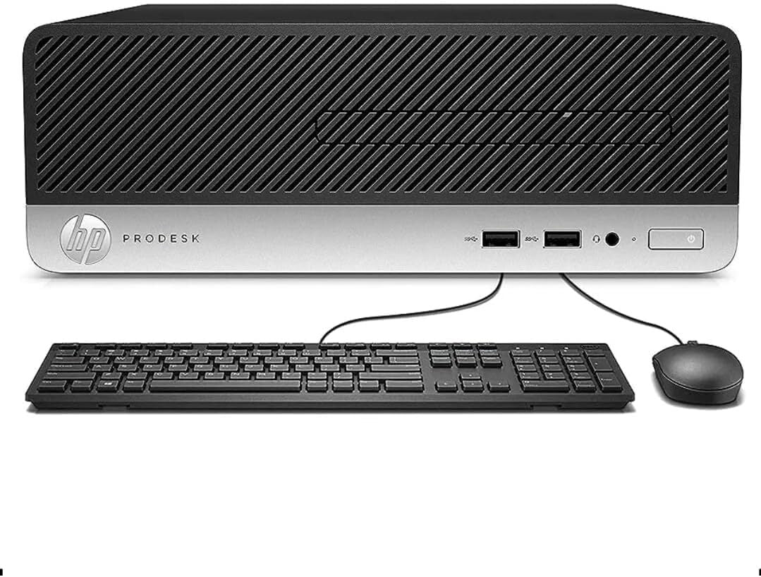 Refurbished HP ProDesk 400 G5 SFF 8th Gen Desktop | 8GB/16GB RAM | 256GB/512GB SSD | W11