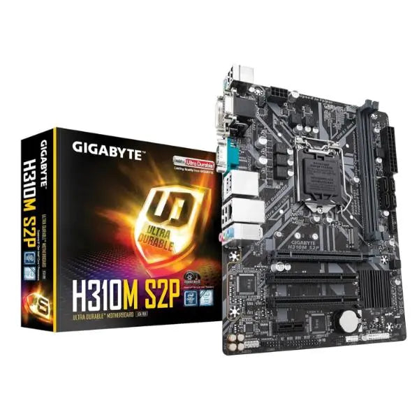 Gigabyte H310M S2P 2.0 LGA1151 Micro-ATX Motherboard