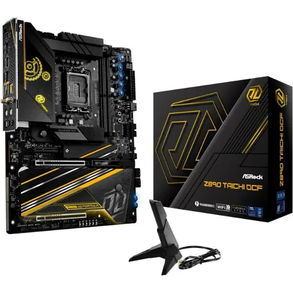 ASRock Z890 Taichi OCF DDR5 ATX Motherboard – Intel Core Ultra LGA1851 | PCIe 5.0 | WiFi 7 | M.2 NVMe