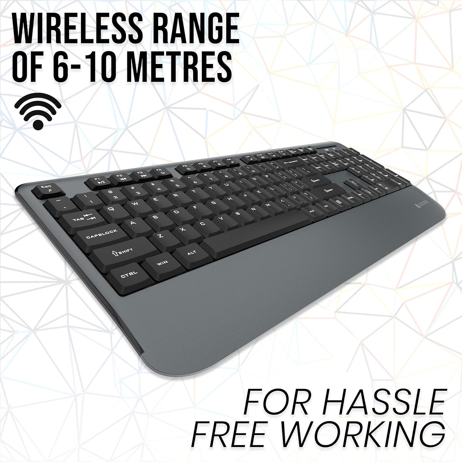 COCONUT | Wireless Keyboard & Mouse Combo | Inspire | 2.4GHz USB Receiver Compatible
