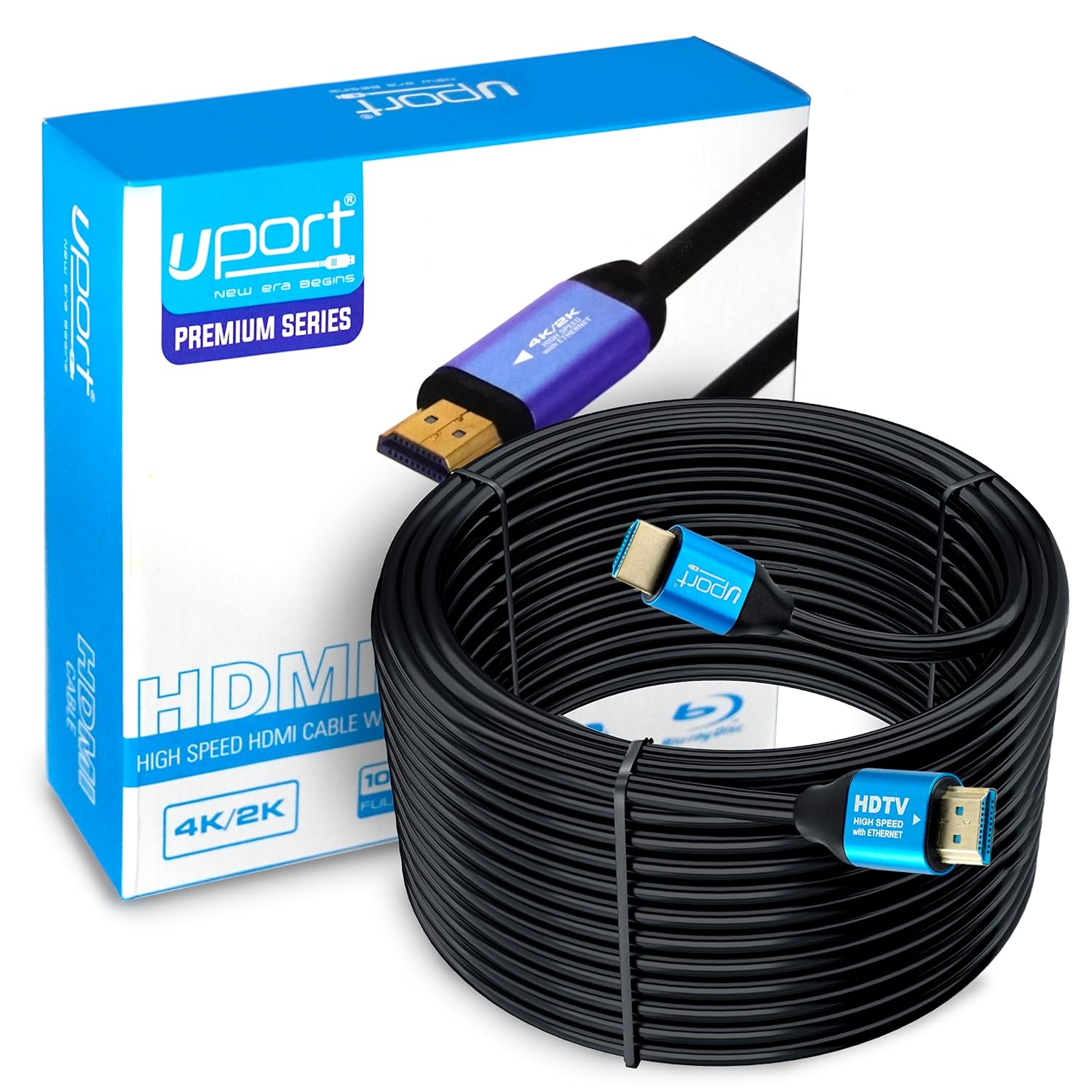 UPORT UP-FHD42K HDMI Cable 20M | High-Speed 4K HDMI Cable | Ultra HD Audio Video Cable