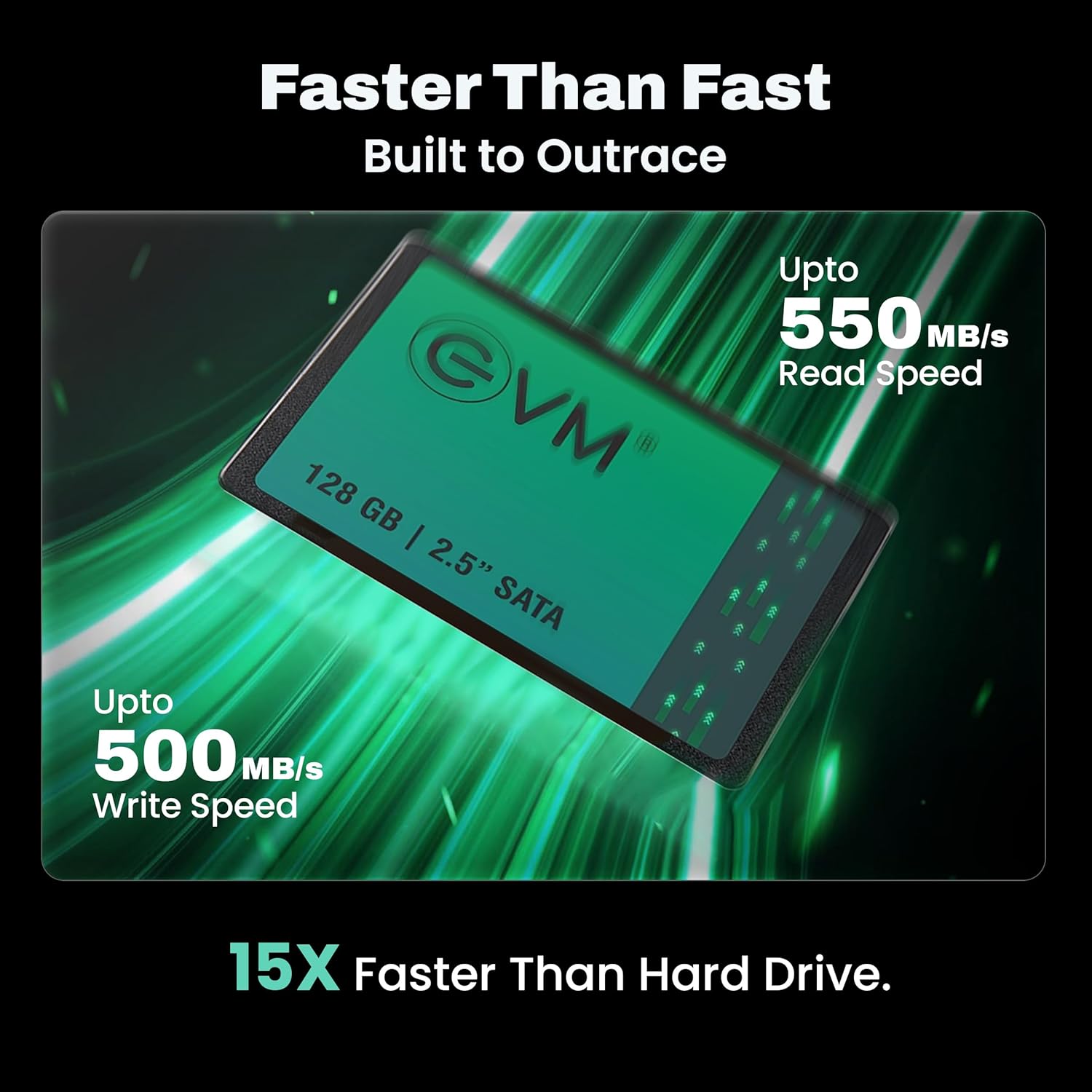 EVM 128GB SATA 2.5″ Internal SSD 550MB/s | 3D NAND | 5-Year Warranty