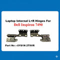 Dell | Laptop Internal L+R Hinges | 0Y81N 2T9VR | Inspiron 7490