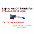 HP | Power Button Board | 6050A2566601 | ProBook 640 G1 645 G1