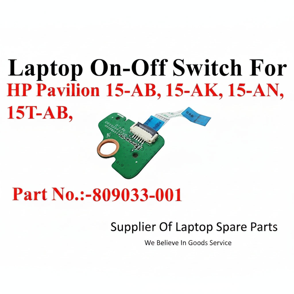 HP | Power Button Board | 809033-001 | Pavilion 15-AB 15-AK 15-AN 15T-AB