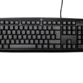HP | Wired Keyboard | KM300F GUN | Universal Compatibility