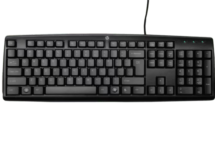 HP | Wired Keyboard | KM300F GUN | Universal Compatibility
