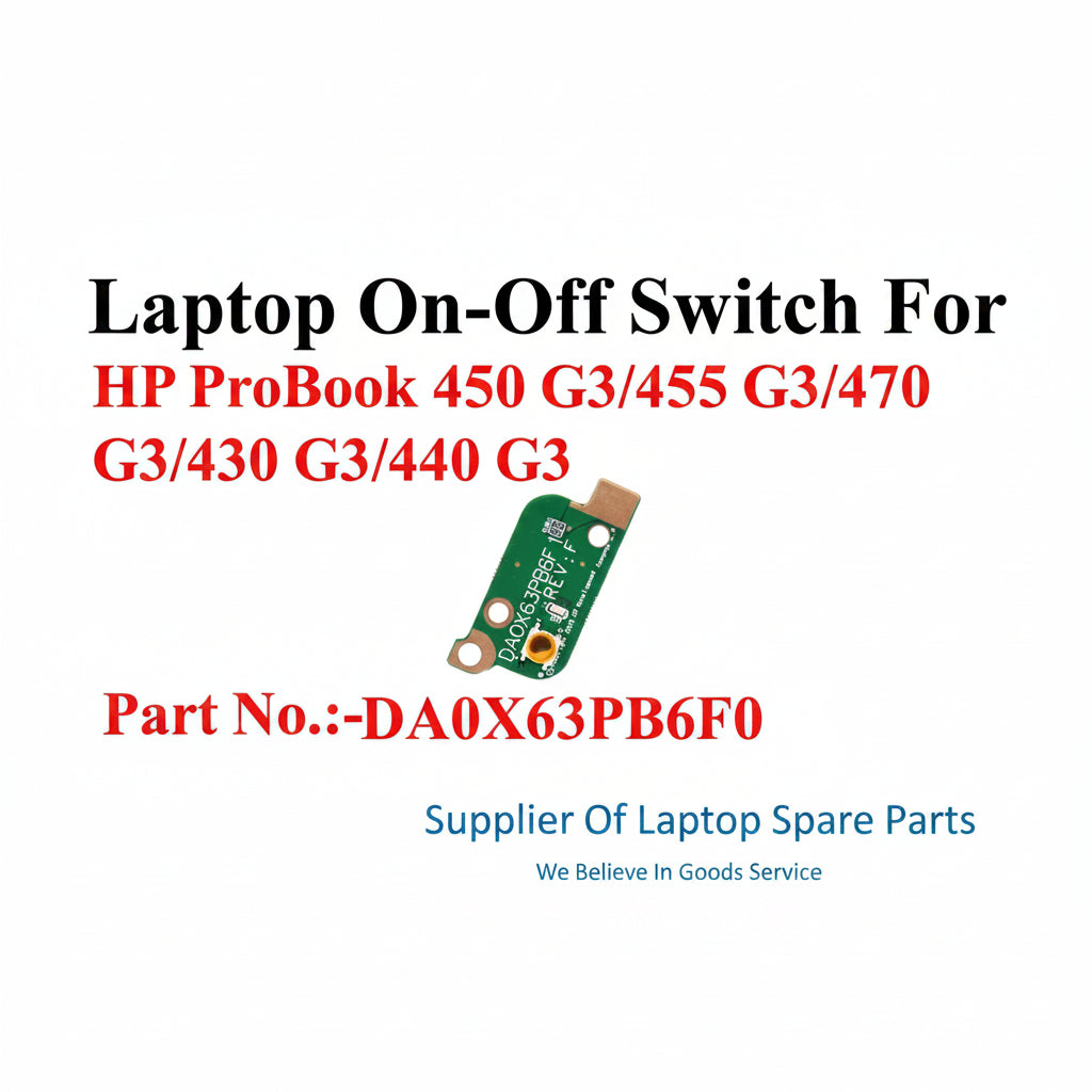 HP | Power Button Board | 827035-001 DA0X63PB6F0 | ProBook 430 G3 440 G3 450 G3 455 G3 470 G3