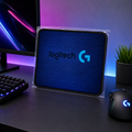 Logitech Border Mouse Pad | Stitched Edge Mouse Mat | Non-Slip Desk Pad for Office & Gaming