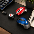Techie Edge White Wired Blue Eye Mini-Micex9 Wired Optical Mouse | USB Mini Mouse for PC & Laptop | Compact Computer MouseOptical Mouse | USB Mouse for PC & Laptop | Ergonomic Computer Mouse