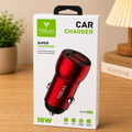 Teslaa | Car Charger | TS-CC 2103 | 18W Fast Charging Car Adapter