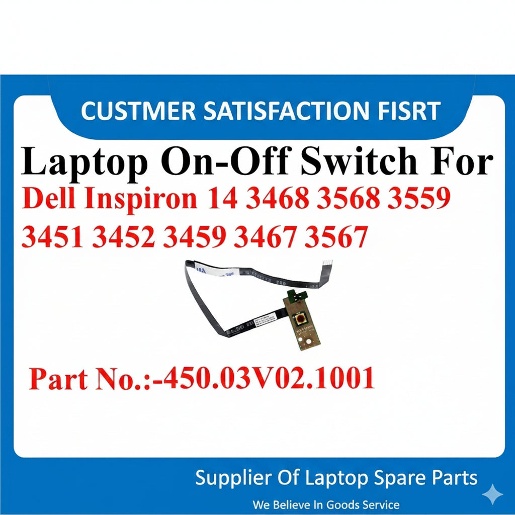 Dell | Power Button Board | 450.03V02.1001 | Inspiron 14 3468 3568 3559 3451 3452 3459 3467 3567