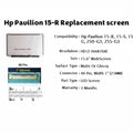 HP | Replacement Screen | 15-R | Pavilion 15-R