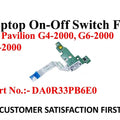HP | Power Button Board | DA0R33PB6E0 | Pavilion G4-2000 G6-2000 G7-2000