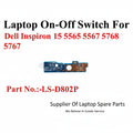 Dell | Power Button Board | LS-DS02P | Inspiron 15 5565 5567 5768 5767