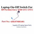 HP | Power Button Board | 450.07M05.001 | Pavilion Envy X360 13-U 13T-U