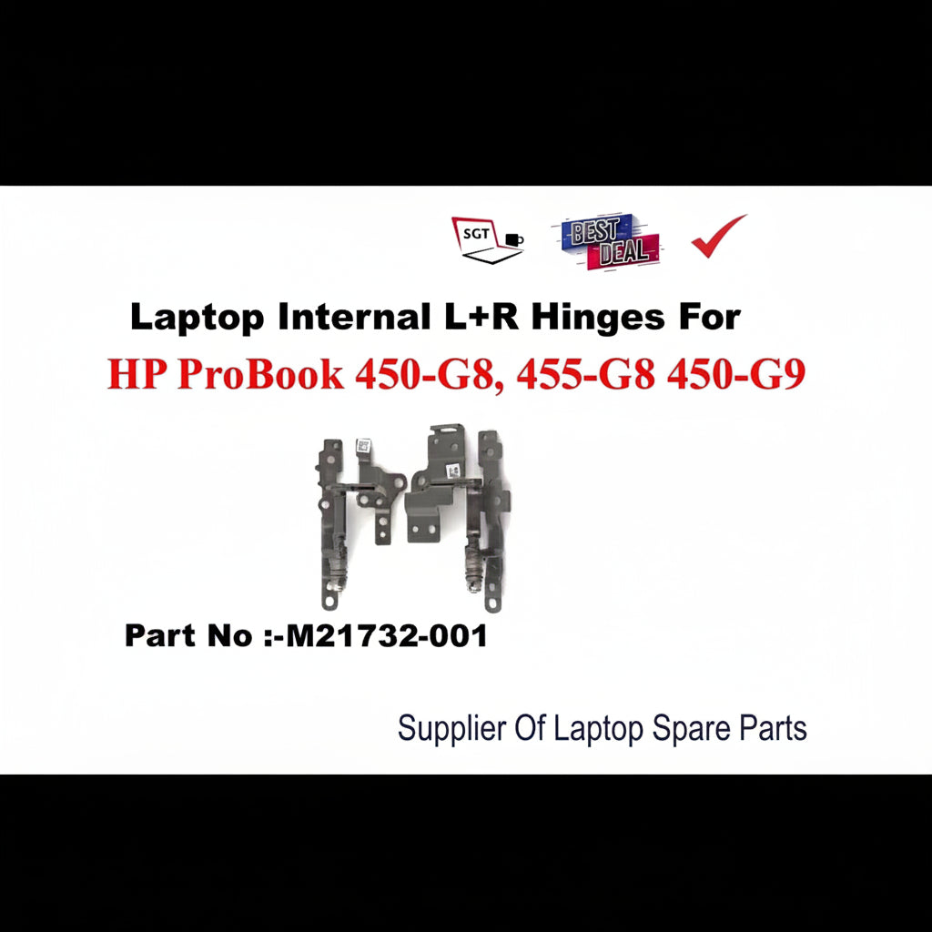 HP | Laptop Hinges (L+R) | L79189-001 | ProBook 450-G7 455-G7
