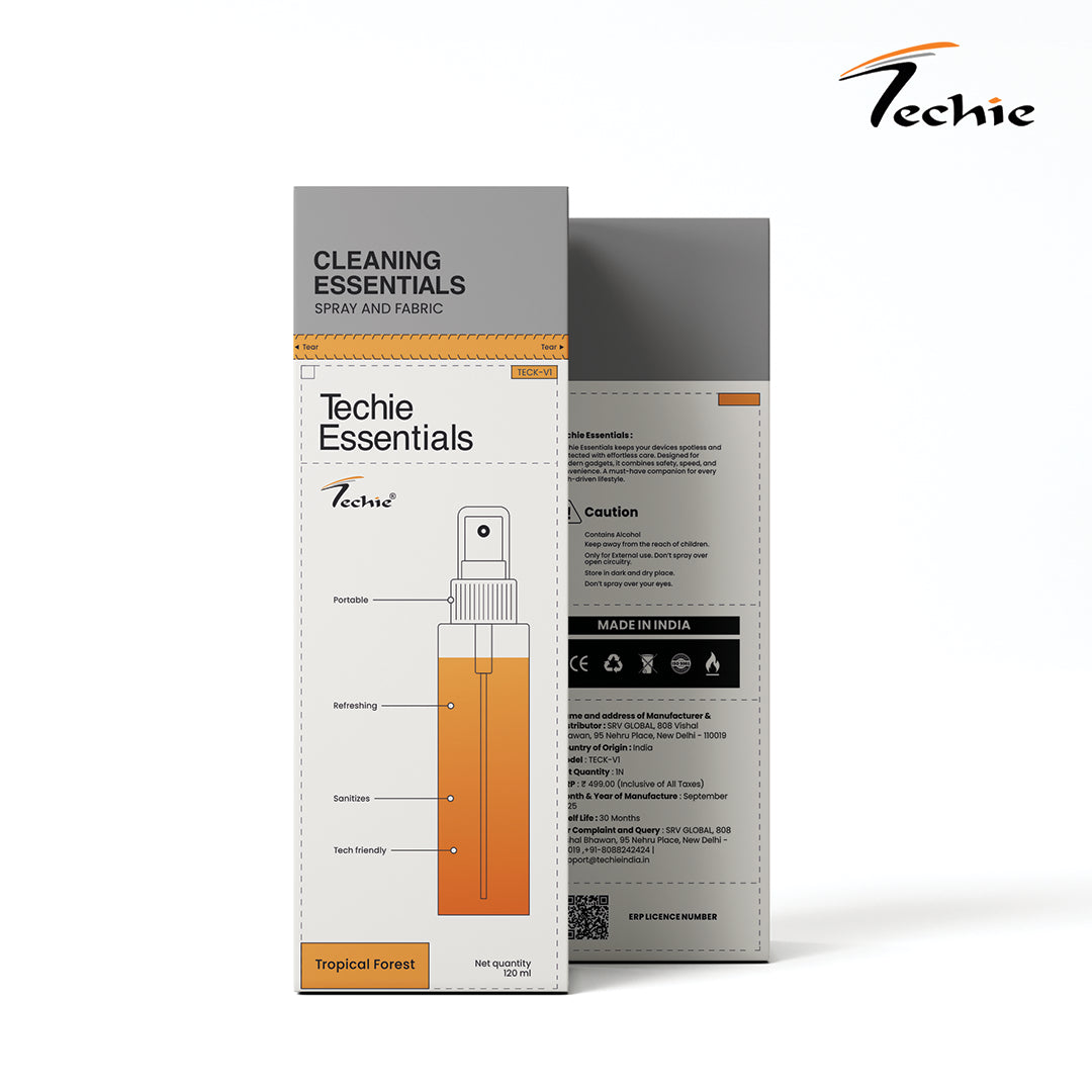 Techie | Cleaning Kit | Essential | Screens & Gadgets