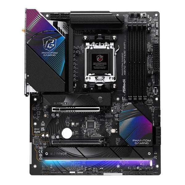 ASRock Phantom Gaming X870 Riptide WiFi ATX DDR5 Motherboard