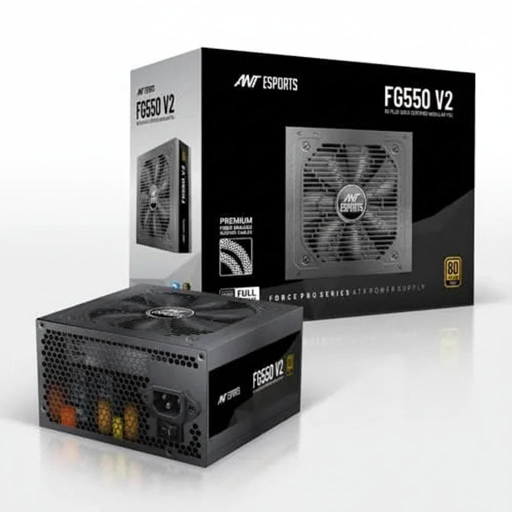 Ant Esports FG550 V2 Gold 550W 80+ Gold Fully Modular ATX Power Supply