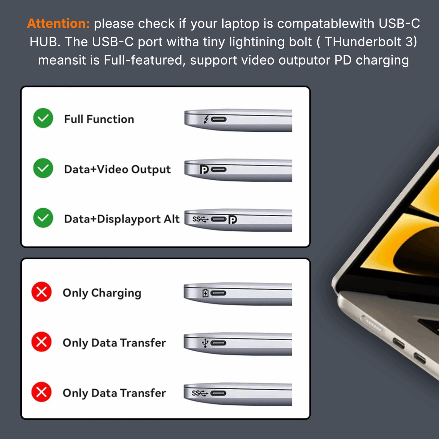 HUBTC18 | Type-C 8-in-1 Hub | NA | Universal Compatibility