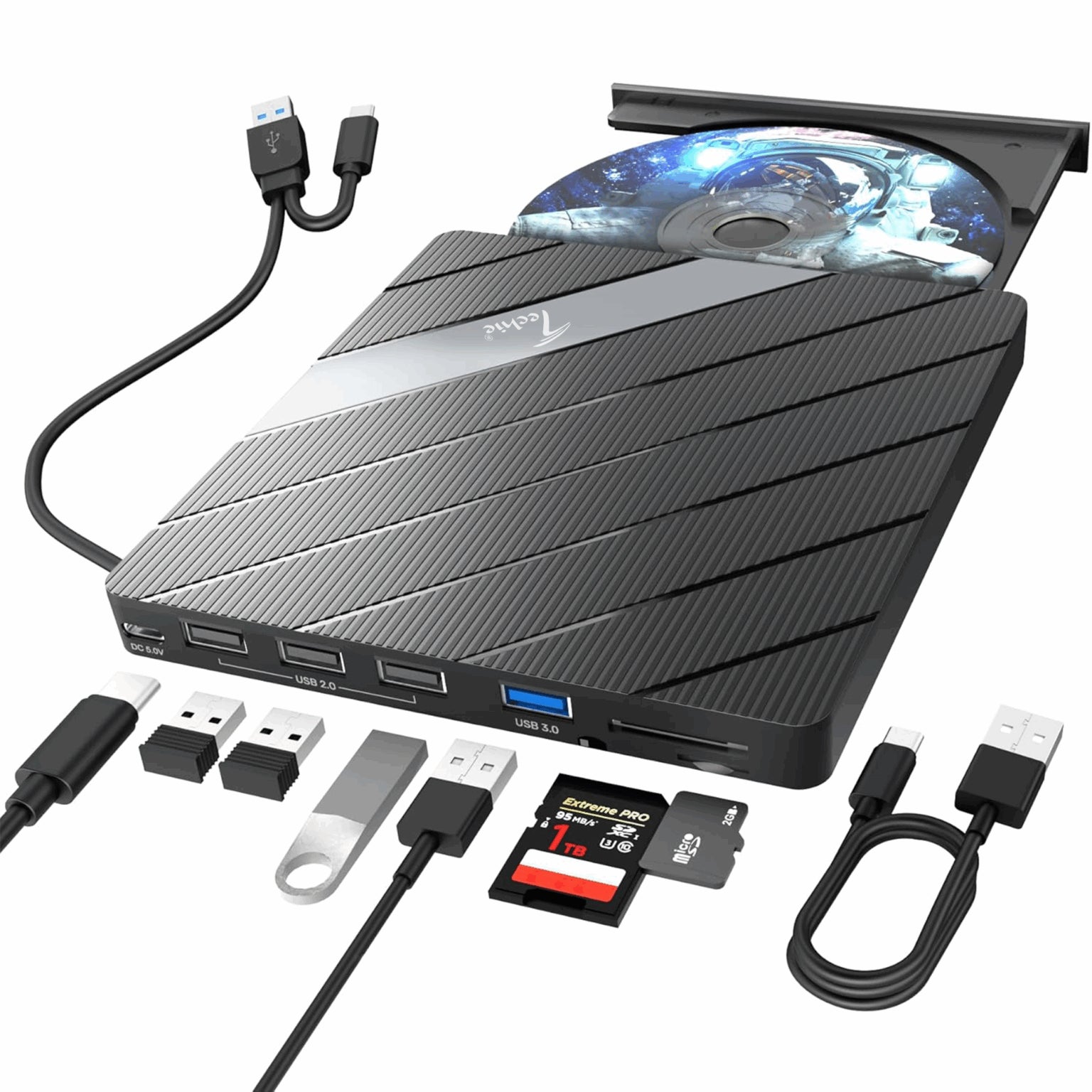Techie | NVMe NGFF External Enclosure | TCMNENC3.1 PRO | M.2 USB 3.1 Gen2