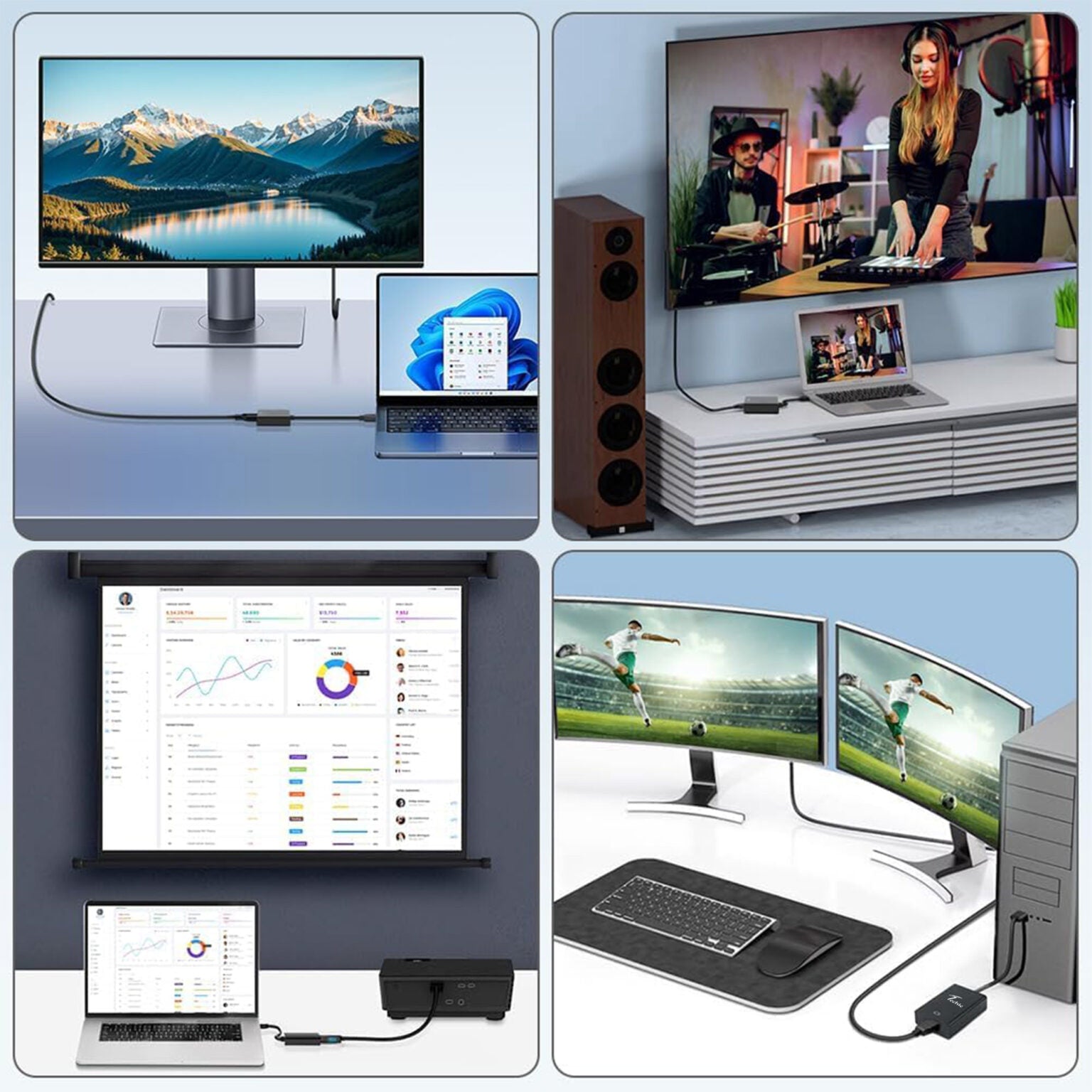 Techie | USB to HDMI Converter | CONV16 | USB Enabled Devices