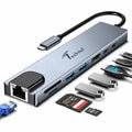 HUBTC18 | Type-C 8-in-1 Hub | NA | Universal Compatibility